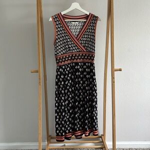 Max Studio Floral Stripe Mini Dress